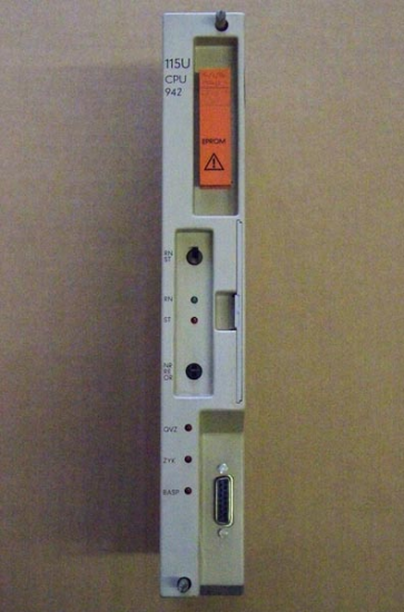 Simatic CPU942 - S5-115 - 6ES5-942-7UA13 - Click Image to Close