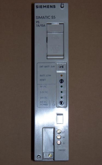 Simatic PS-7A-15A S5-115 PLC PSU module - Click Image to Close